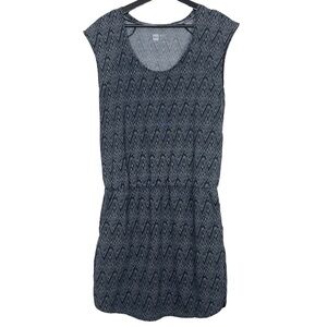 MEC Drop-waisted Chevron Patterned Dress XS
